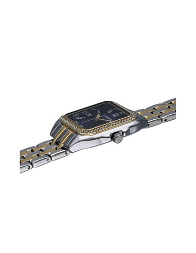 Montre Radiant Bahamas Luxe Femme Bleue/Bitone avec Cristaux RA643204