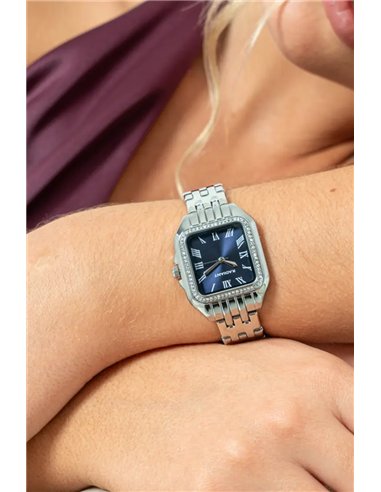Reloj Radiant Bahamas Luxe de Mujer en Plata y Azul