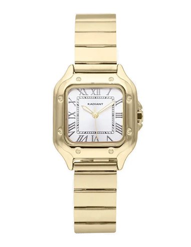 Reloj Radiant Chris Her de Mujer Dorado y esfera plata