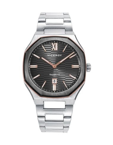 Relógio Viceroy 45009-13: Elegância em Aço e Safira