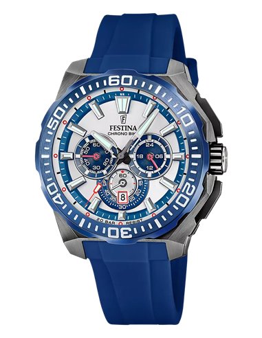 Festina Chrono Bike F20725/4 für Herren mit blauem Kautschukarmband