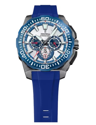 Festina Chrono Bike F20725/4 für Herren mit blauem Kautschukarmband