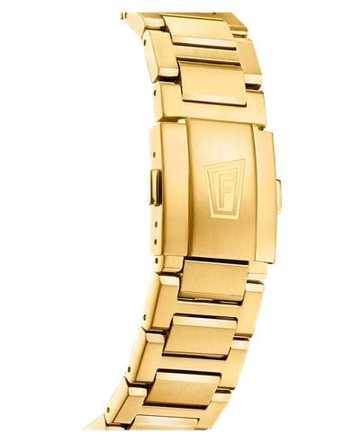 Relógio Festina Chrono Bike Homem F20727/3 dourado com mostrador castanho