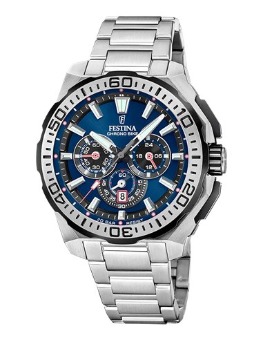 Festina Chrono Bike F20724/2 Watch Blue Dial and Sport Chronograph