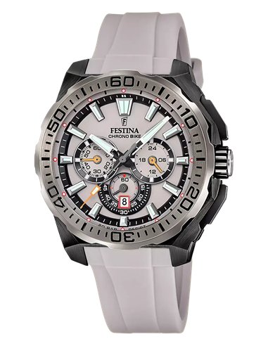 Festina Chrono Bike F20726/1 für Herren mit grauem Kautschukarmband