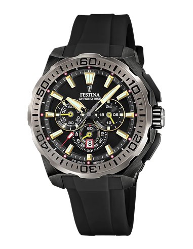 Festina Chrono Bike F20726/3 para Homem com Pulseira de Borracha Preta