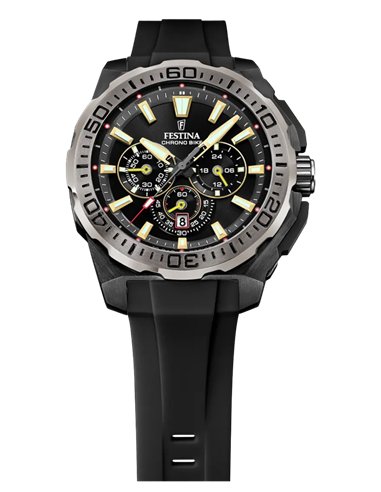 Festina Chrono Bike F20726/3 para Homem com Pulseira de Borracha Preta