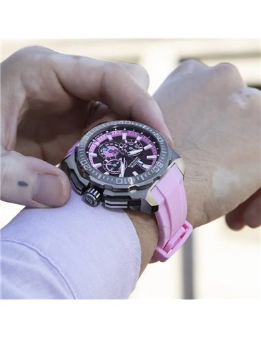 Festina Herrenuhr Chrono Bike F20725/2 mit Kautschukband Rosa