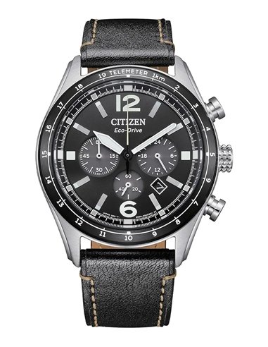 Reloj Citizen CA4654-04E Aviation Solar Hombre Cuero Chrono