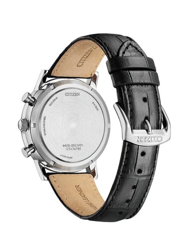 Citizen CA4630-02A Solar Herrenchronograph mit Lederarmband