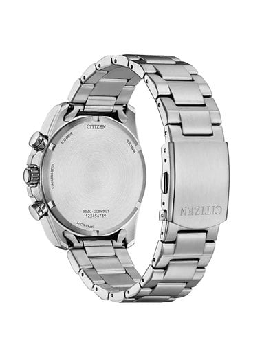 Relógio Masculino Citizen CA4640-50X Active Sport Solar Aço Cronômetro