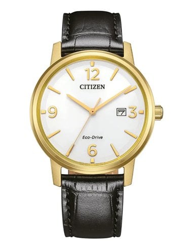 Montre Homme Citizen BM6756-01A Solar Cuir Pair