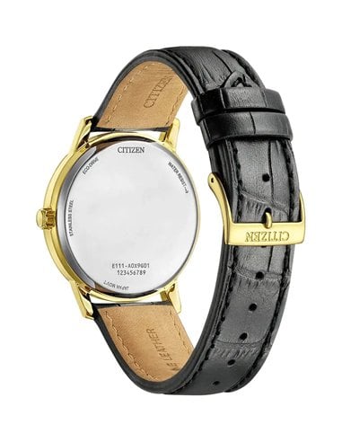 Montre Homme Citizen BM6756-01A Solar Cuir Pair