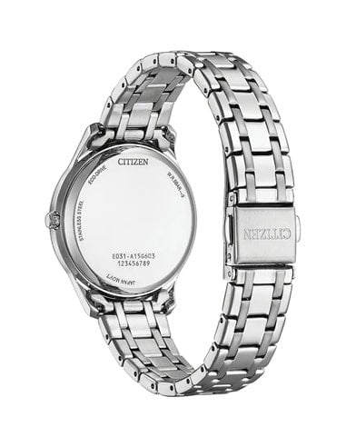 Citizen EM0411-71A Lady Elegance Solar Damenuhr Edelstahl