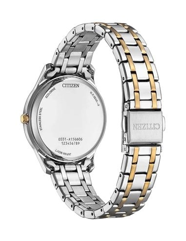 Citizen EM0416-78A Lady Elegance Solar Damenuhr Edelstahl