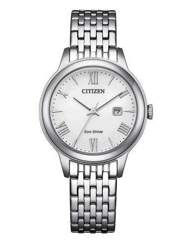 Relógio para Mulher Citizen EW2621-59A Lady Dress Solar em Aço 