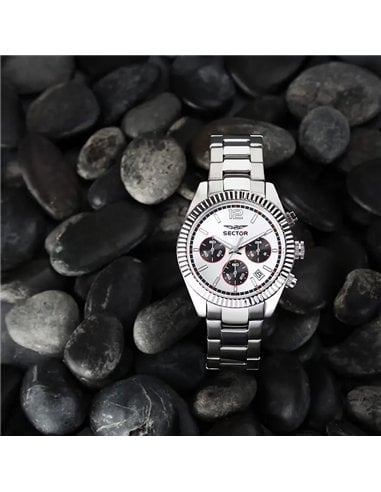R3273640028 - Sector 240 Watch - White and Black Dial