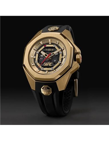 Montre Timex TW2V86500 UFC Pro 45 mm Automatique Dorée