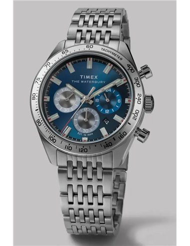 Timex TW2Y18500 Waterbury Chronograph 41 mm Watch