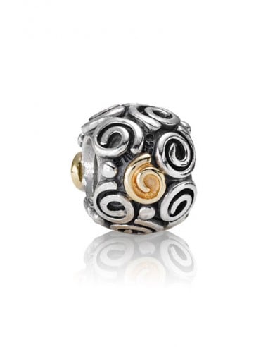 Pandora Charm 790414 - Pandora Spiral Charm Motive 18k Gold Collection