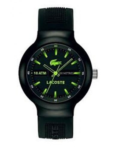 El reloj negro de Lacoste para ser el más elegante