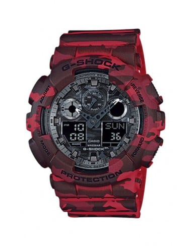 | GA-100CM-4AER |  Nuevo Reloj Casio Militar Camouflage GA-100CM-4AER