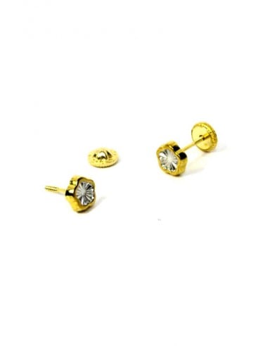 18 K Gold Earrings 00897-B - 18 K Gold Earrings