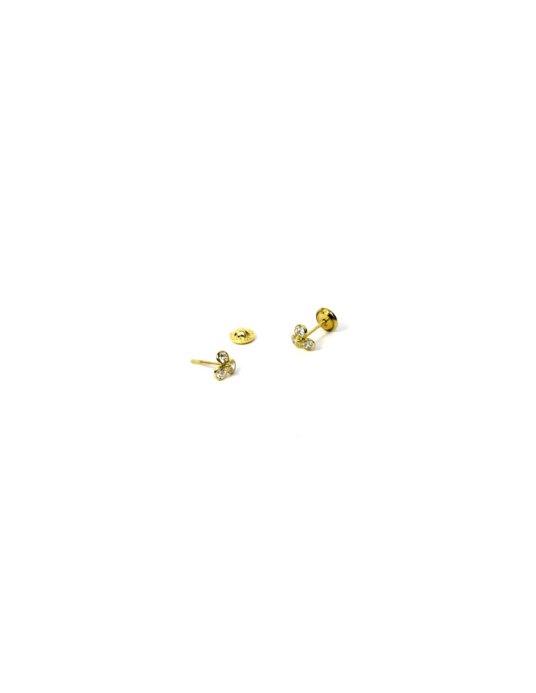 18 K Gold Earrings 200339C 18 K Gold Earrings