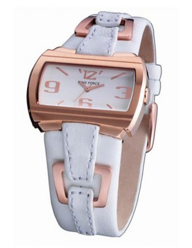 Damenuhr Time Force TF3167L11 Weib Leder