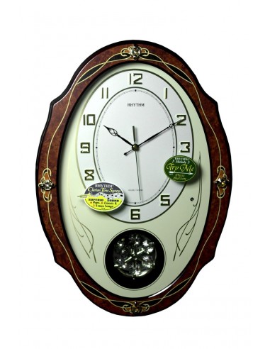 Reloj de Pared Rhythm CMJ408BR06 - Relojes de Pared Rhythm 