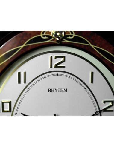 Rhythm Wall Clock CMJ408BR06 - Rhythm Wall Clocks