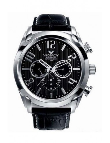 Relógio Viceroy 40347-55 Homem Pulseira de Couro Preta