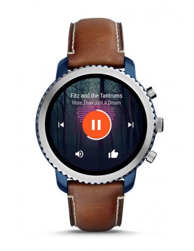 Herrenuhr Fossil Smartwatch - Q Explorist Luggage FTW4004