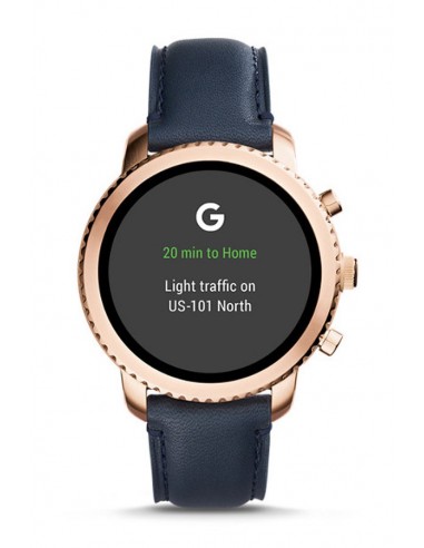 Relógio Fossil Smartwatch - Q Explorist Navy FTW4002
