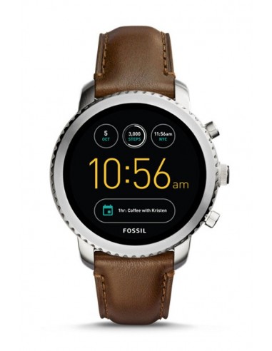 Relógio Fossil Smartwatch - Q Explorist Leather FTW4003