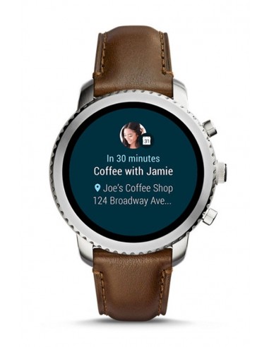 Reloj Fossil Smartwatch - Q Explorist Leather FTW4003