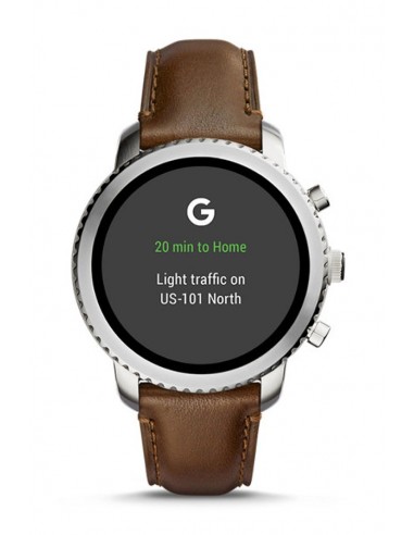 Reloj Fossil Smartwatch - Q Explorist Leather FTW4003