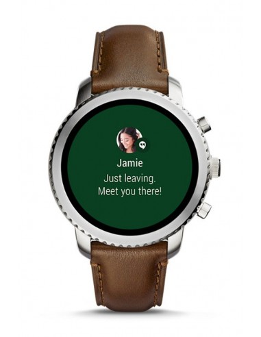 Reloj Fossil Smartwatch - Q Explorist Leather FTW4003