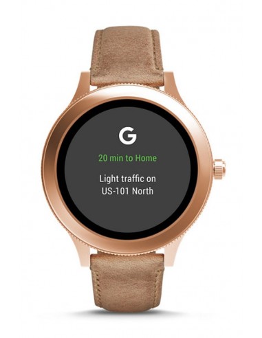 Reloj Fossil Smartwatch - Q Venture Sand Leather FTW6005