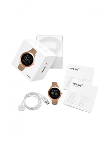 Reloj Fossil Smartwatch - Q Venture Sand Leather FTW6005