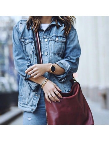 Damenuhr Fossil Smartwatch - Q Venture Sand Leather FTW6005