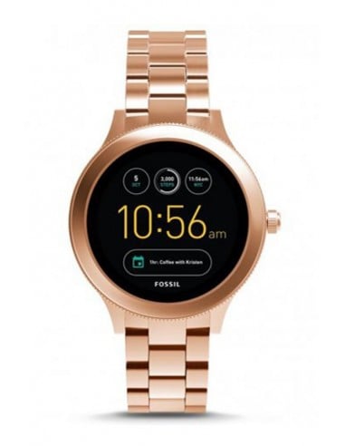 Damenuhr Fossil Smartwatch - Q Venture Rose Gold FTW6000