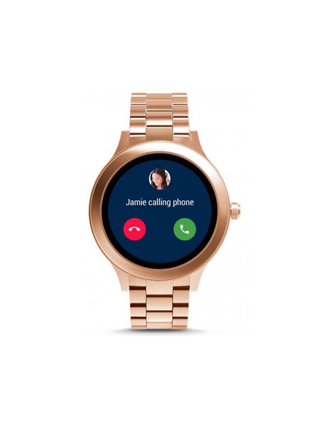 fossil venture rose gold