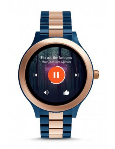 Damenuhr Fossil Smartwatch - Q Venture Rose Tow-Tone FTW6002