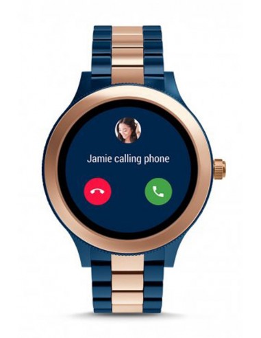 Damenuhr Fossil Smartwatch - Q Venture Rose Tow-Tone FTW6002