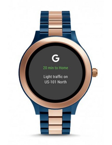 Damenuhr Fossil Smartwatch - Q Venture Rose Tow-Tone FTW6002