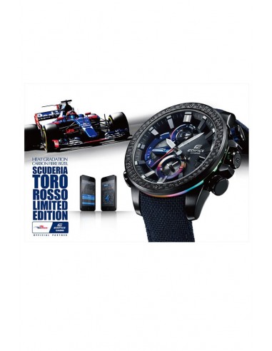 | EQB-800TR-1AER | Casio EDIFICE BLUETOOTH® EDIÇÃO LIMITADA TORO ROSSO EQB-800TR-1AER