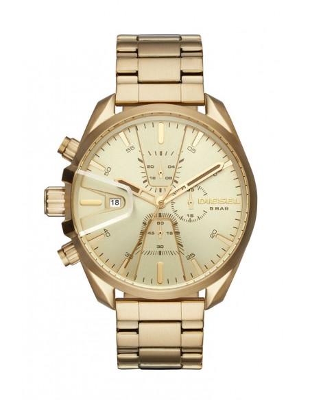 diesel rasp watch gold