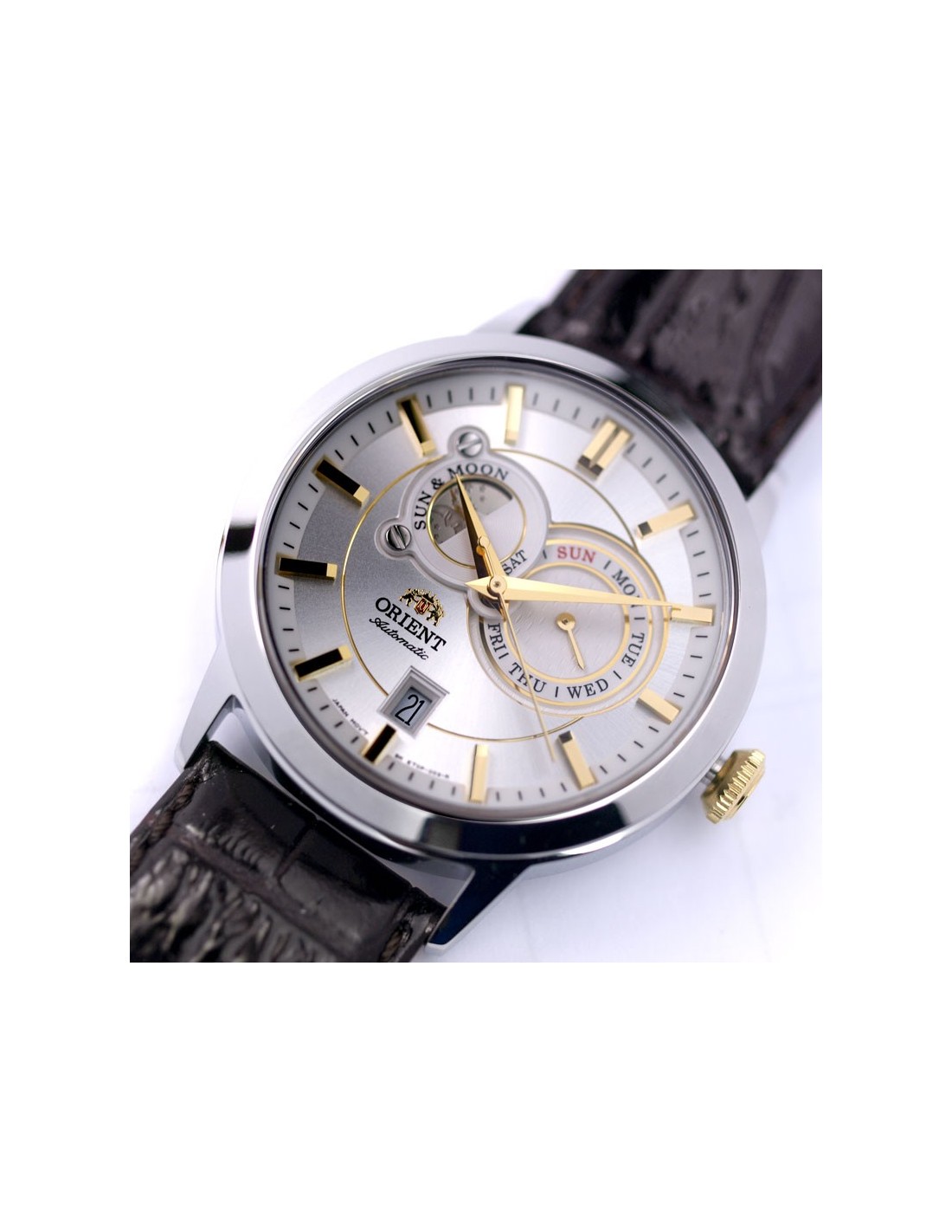Sun and moon watch orient Clearance