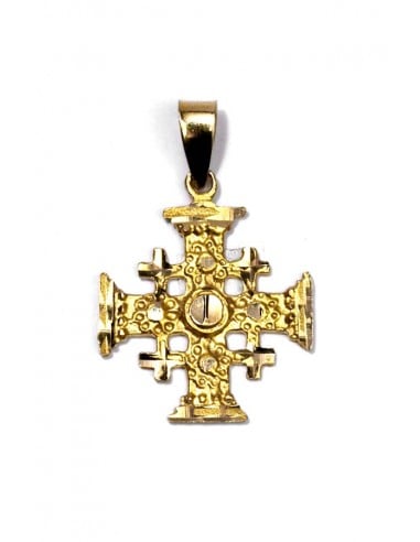 Colgante Cruz de Jerusalem Oro 18 K 76161